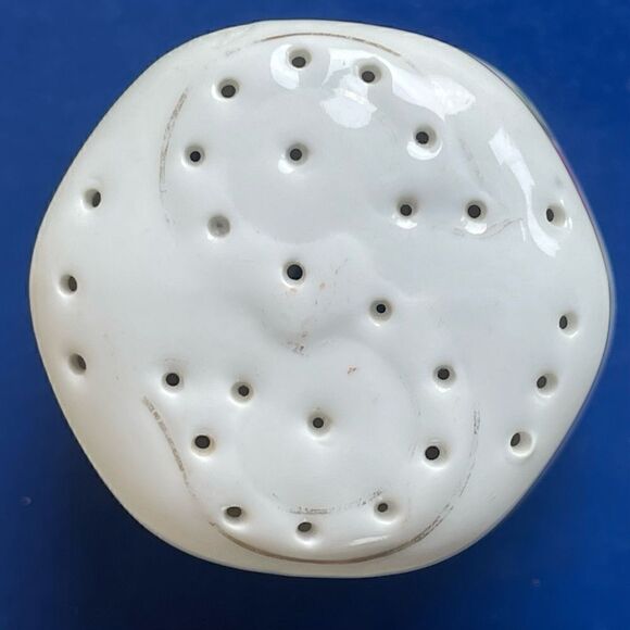 Antique German Hand Painted Floral Porcelain Sugar Shaker - Picture 9 of 16